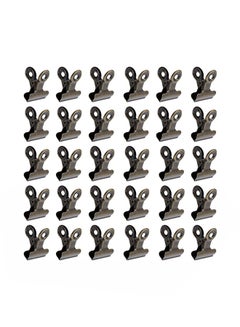 BOAO 100-Piece Bulldog Clip Silver  - Image 1