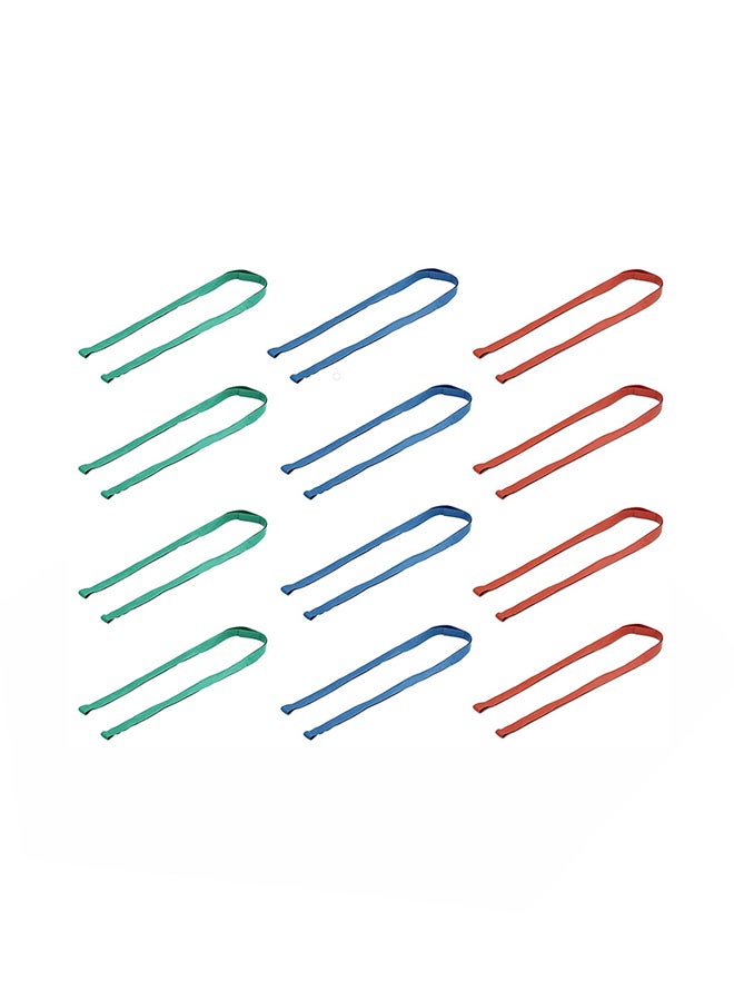 kitchentoolz Pack Of 12 Moving Rubber Band Multicolour - Image 1