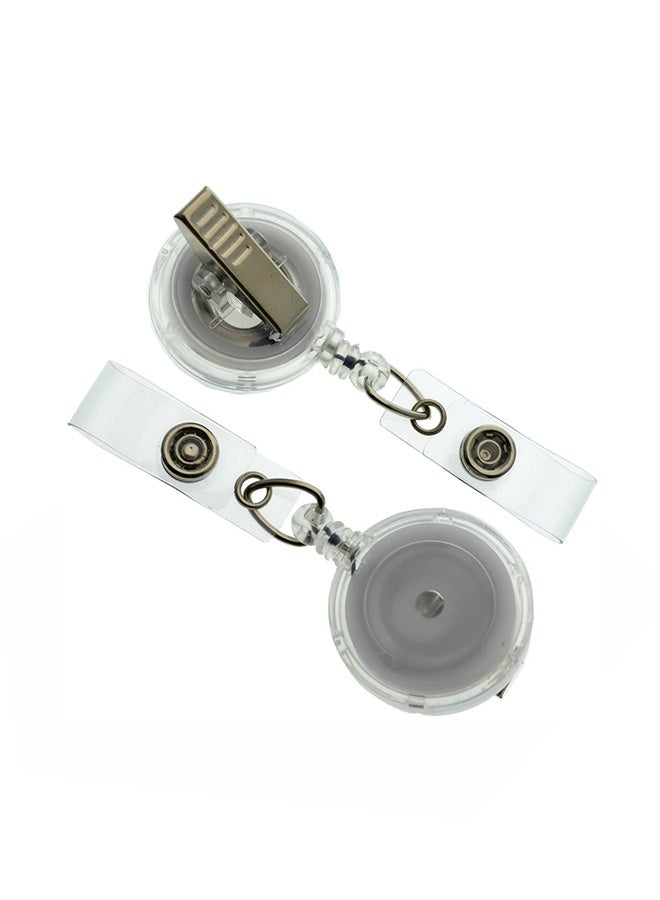 Pack Of 25 Retractable Badge Reel Clear - v1552934476/N21898325A_1