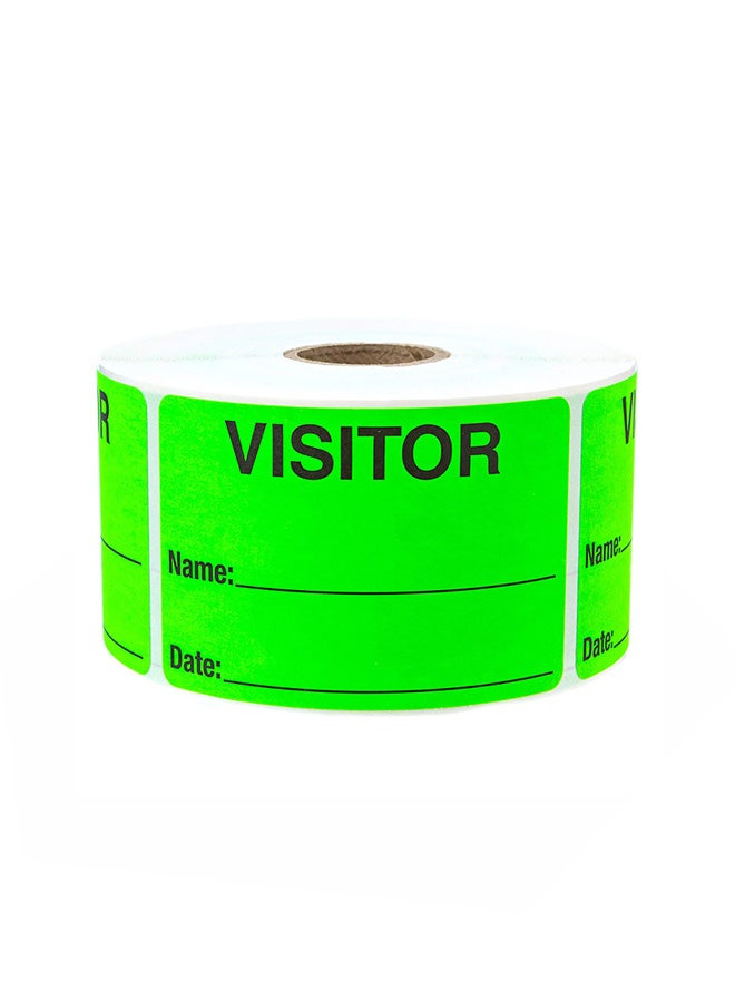 إس بي ليبلز ملصق تعريف الزوار الفلوري - Image 1