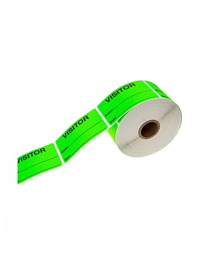 إس بي ليبلز ملصق تعريف الزوار الفلوري - Image 2