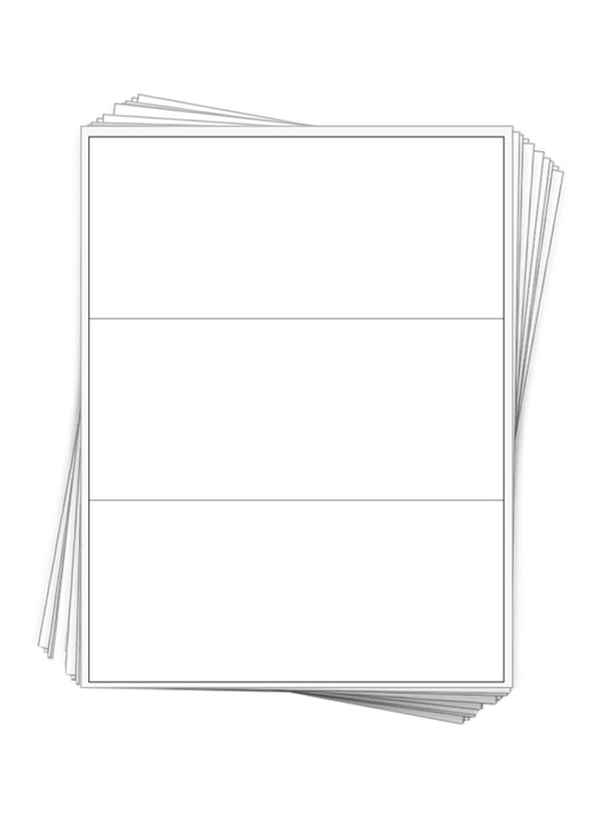 Dashleigh 10-Piece Label For Bottle White 