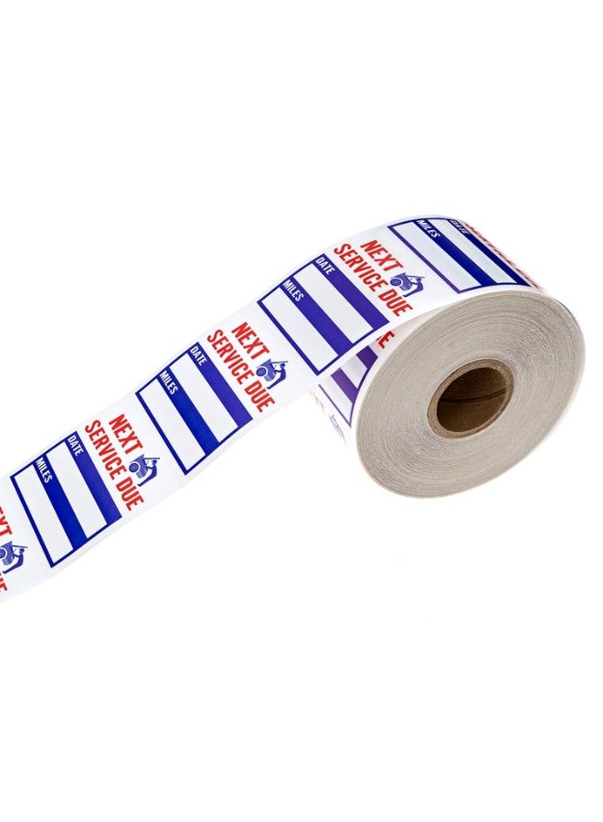 SBlabels 500-Piece Service Reminder Sticker Red/White/Blue - Image 3