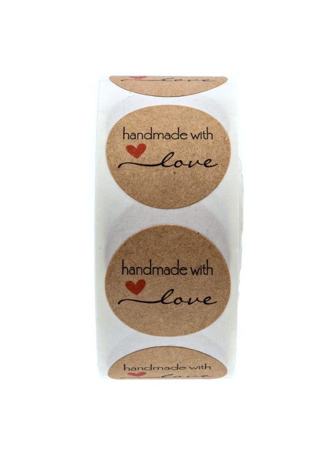 SBlabels Handmade With Love Sticker Black/Red/White - Image 2