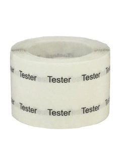 InStockLabels.com 1000-Piece Round Tester Dot Adhesive Sticker Clear  - Image 1