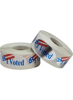 InStockLabels.com 500-Piece I Voted Apparel Safe Adhesive Sticker Metallic Silver  - Image 3