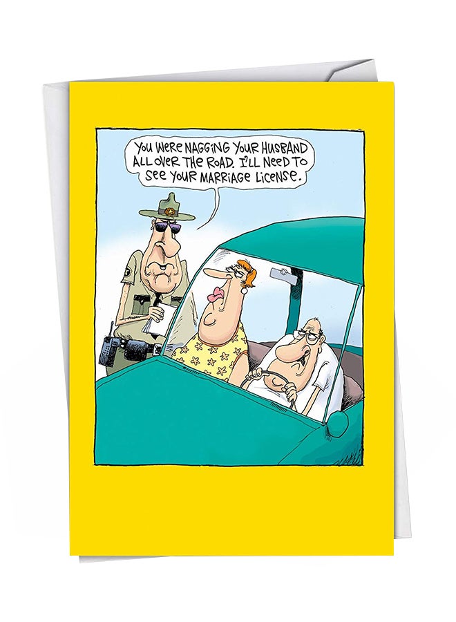 NobleWorks - Nagging Wife Humorous Anniversary Greeting Card - Image 1