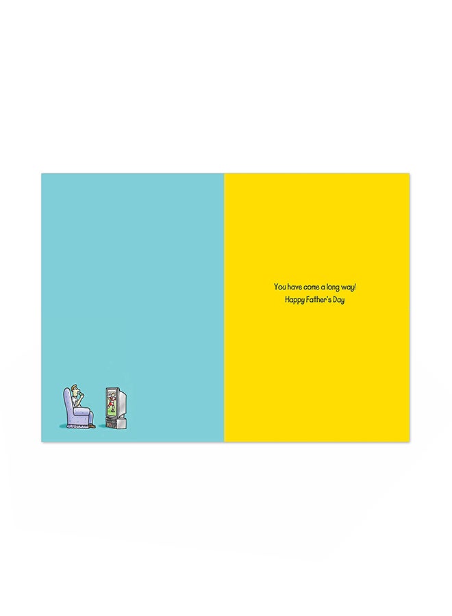 NobleWorks Evolution Of Dad You Have Come A Long Way Card - Image 2