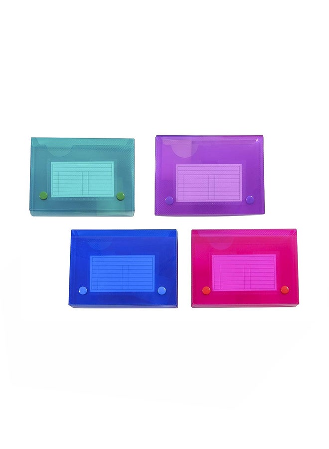 1InTheOffice Pack Of 4 Index Card Case Multicolour  - Image 2