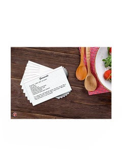 S Superfine Printing Pack Of 100 Ruled Index Cards White  - Image 2