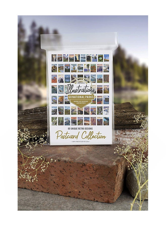 Lantern Press Pack Of 60 National Parks Postcard - Image 2