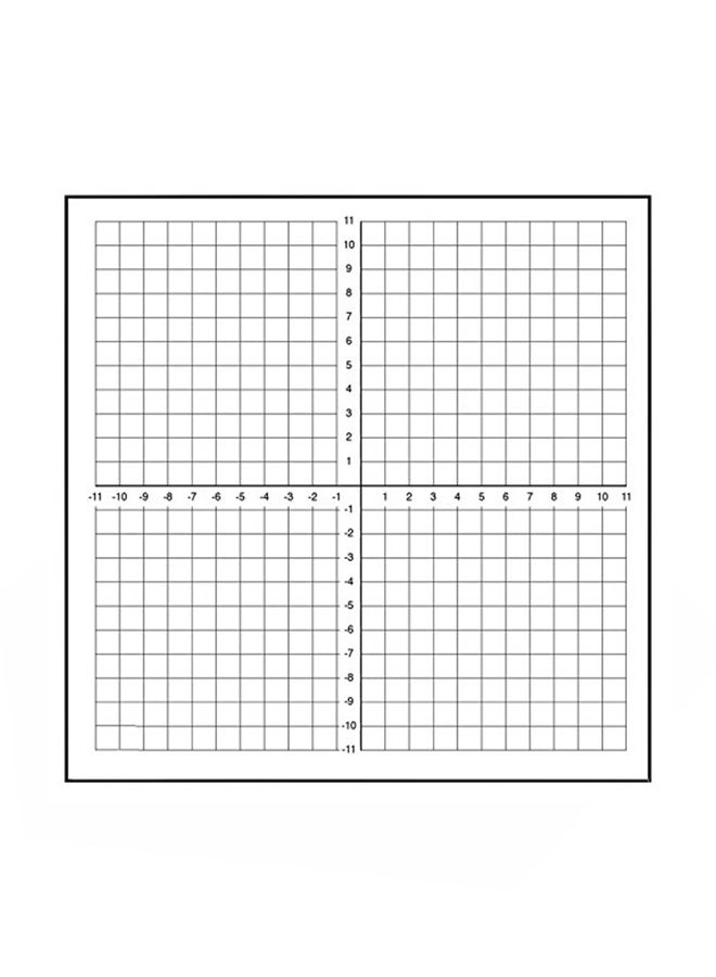 Geyer Instructional Products Dry Erase Peel and Stick Graph 