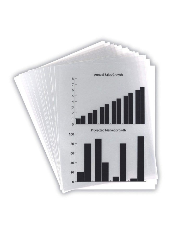 سامسيل مجموعة من 100 فيلم شفاف لطباعات الليزر النافثة شفاف - Image 2