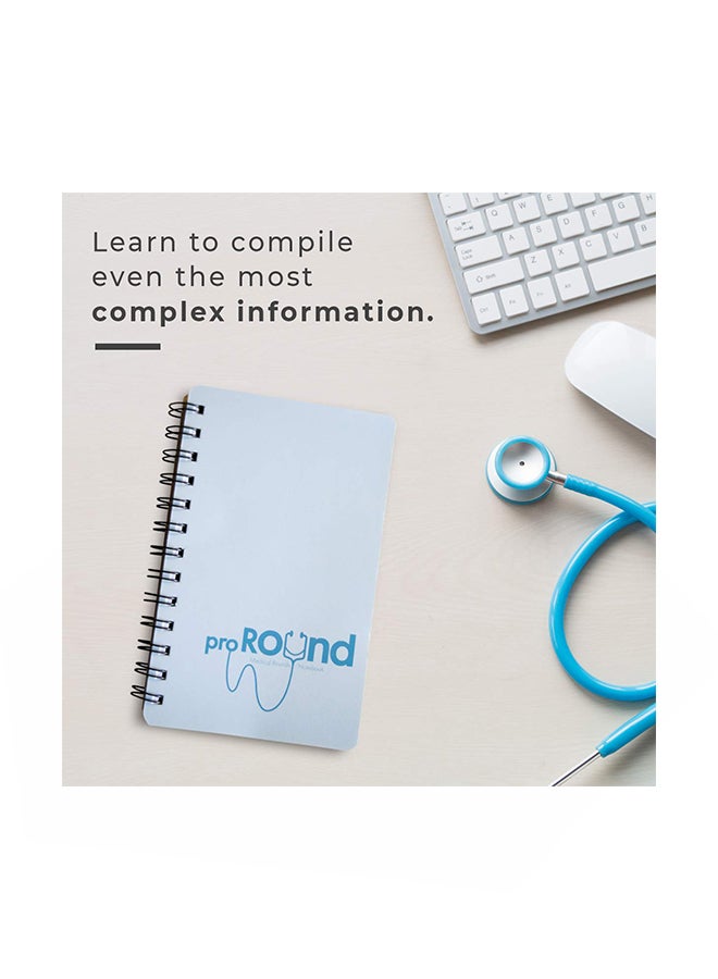 Portage Medical Round Notebook White - Image 2