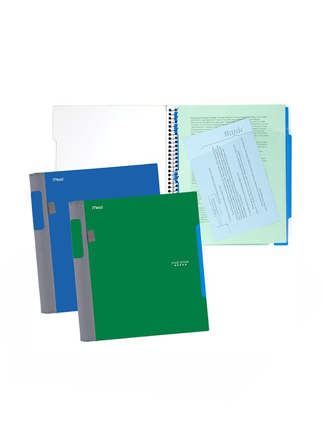 Five Star Pack Of 2 Advance Spiral Notebooks Multicolour - Image 1