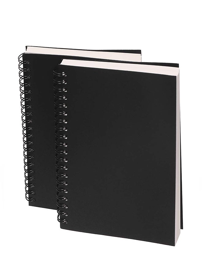 Mini Skater Set Of 2 Classroom Notebooks Black - Image 1
