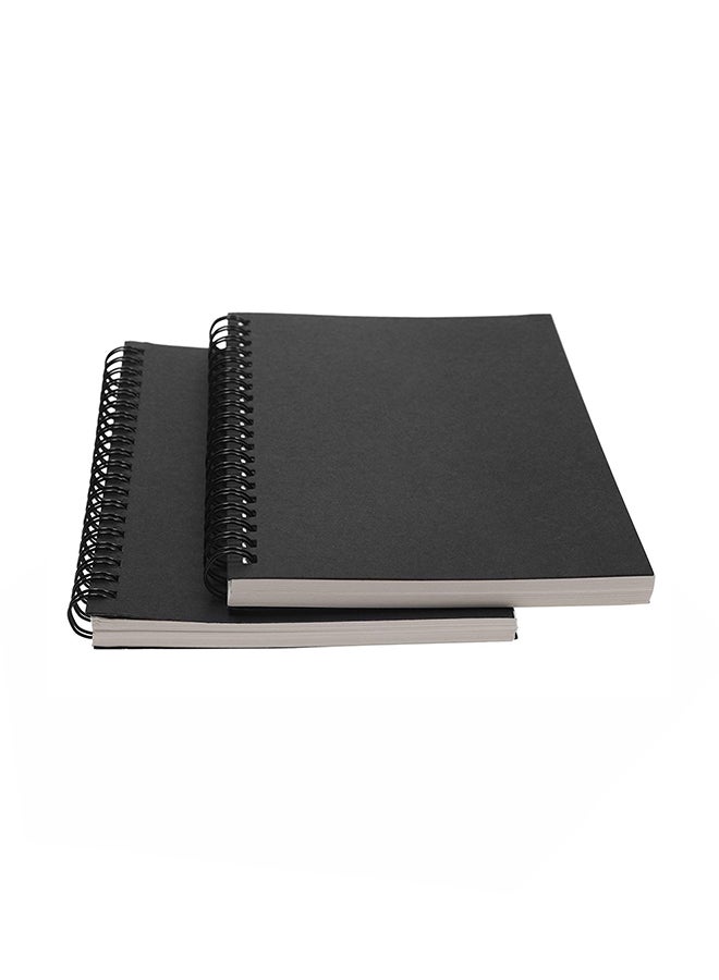 Mini Skater Set Of 2 Classroom Notebooks Black - Image 2