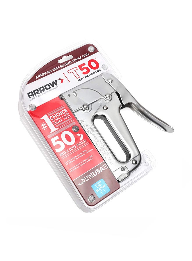 Arrow Staple Gun Heavy Duty Stapler and Remover Silver - Image 2