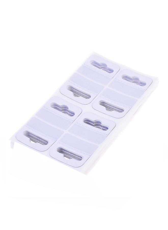 200-Piece Clear Slot Adhesive Hang Tag White - v1552934811/N21899009A_1