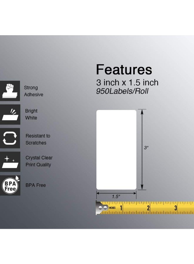 BETCKEY Direct Thermal Zebra Or Eltron Compatible Label White - Image 2