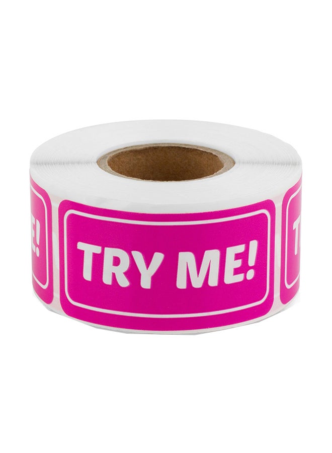 OfficeSmartLabels 1200-Piece Labels Sticker Dark Pink  - Image 1