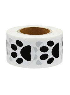 Hcode 500-Piece Puppy Paw Label Black  - Image 2