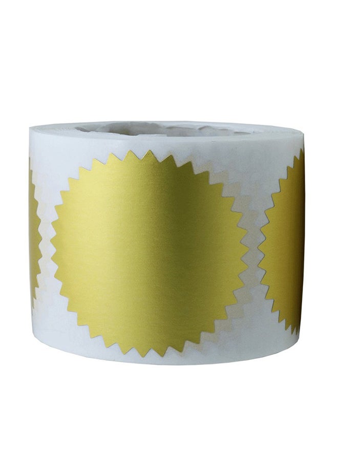 سمارستيكرس ملصقات مرمزة بألوان مكونة من 300 قطعة ذهبي - Image 1