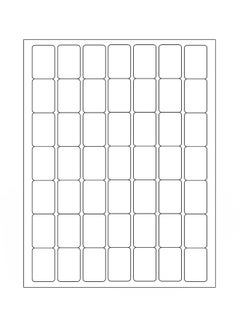 ChromaLabel 25-Piece Printer Label White  - Image 1