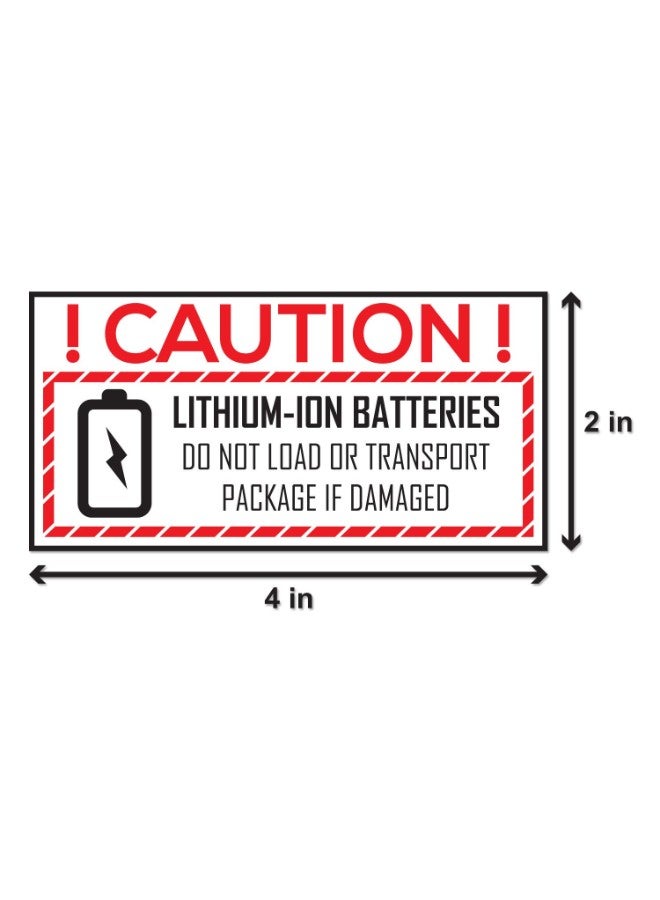 OfficeSmartLabels 300-Piece Caution Handling Labels Sticker Multicolour  - Image 2
