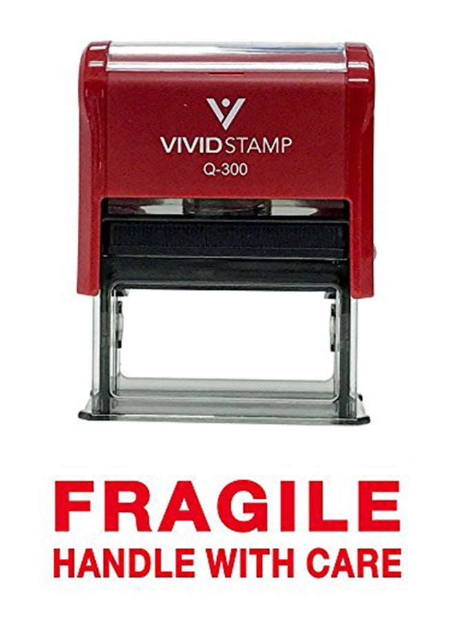 فيفيد ستامب ختم مطاطي بتحبير ذاتي أحمر