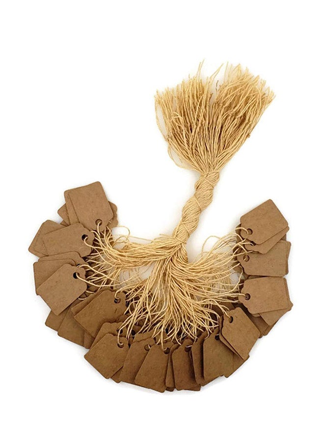 100-Piece Strung Craft Tags Brown - v1552934887/N21899173A_1