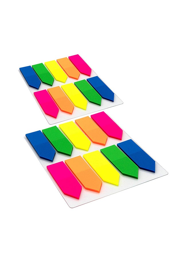 Emraw Pack Of 2 Sticky Arrow Flag Multicolour - Image 1