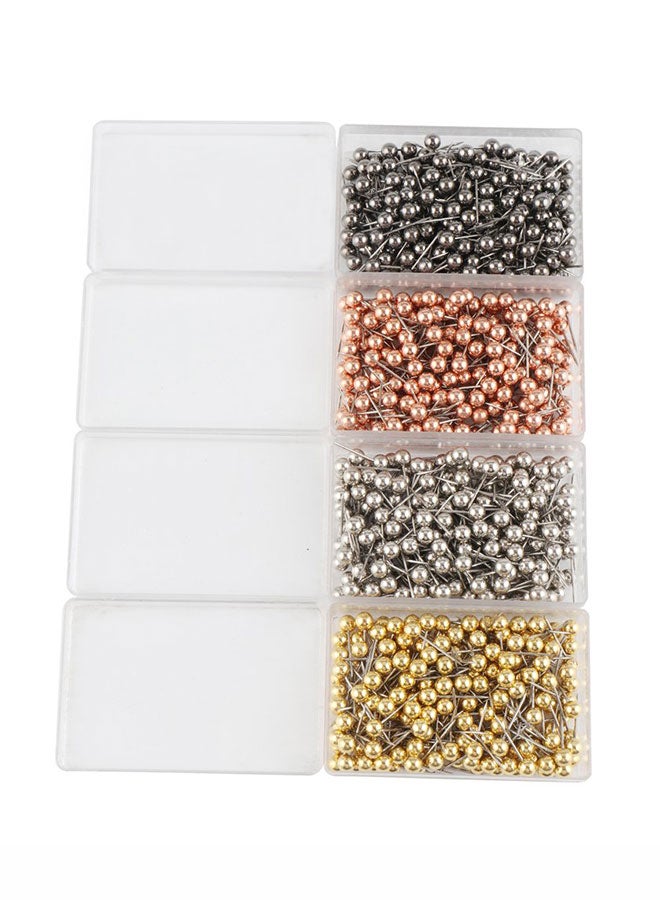 SUBANG 800-Piece Bead Head Push Pins Multicolour - Image 2