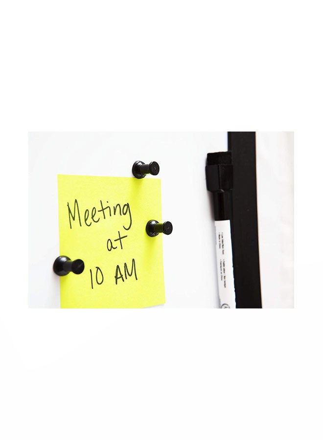 MapMagnets 24-Piece Classic Magnetic Push Pins Black - Image 2