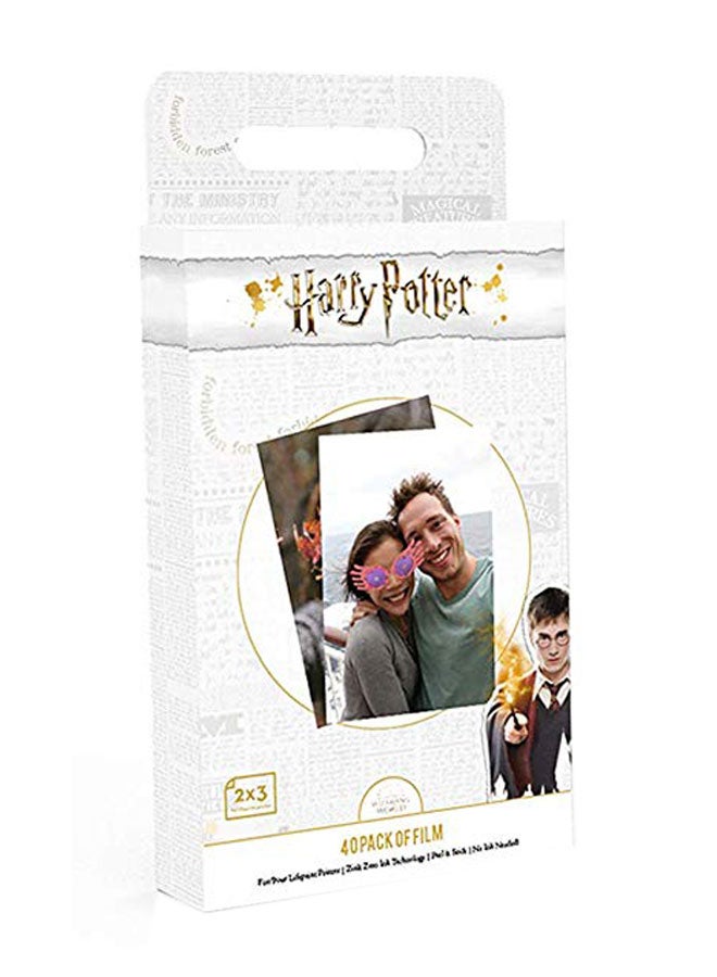 Lifeprint Pack Of 40 Harry Potter Photo and Video Backed Film 