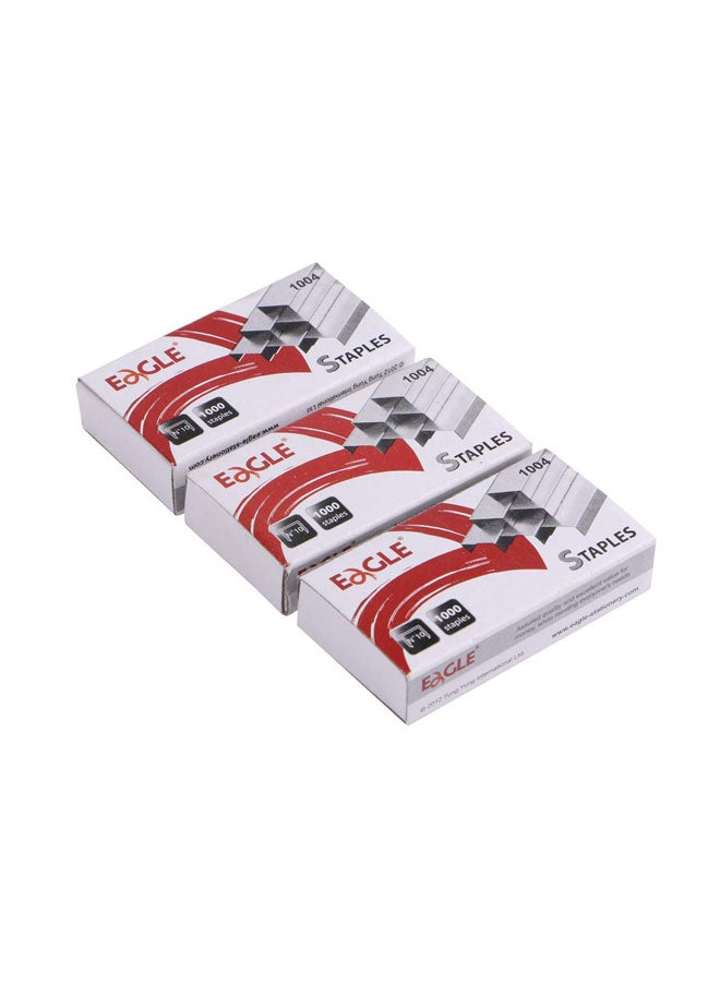 Eagle - 3000-Piece Mini Premium Staples Silver - Image 1