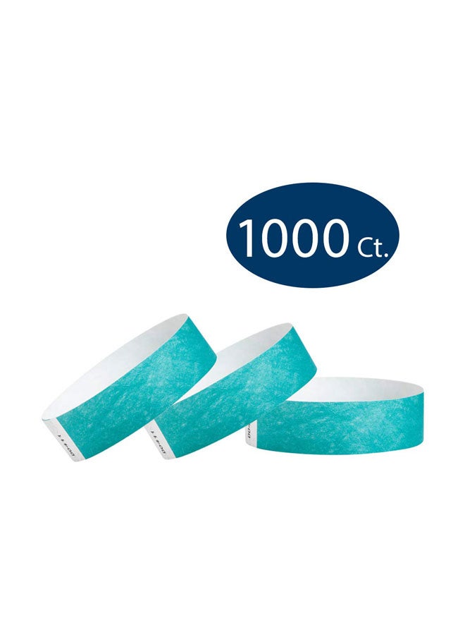 Wristco 1000-Piece Tyvek Wristband Blue  - Image 1