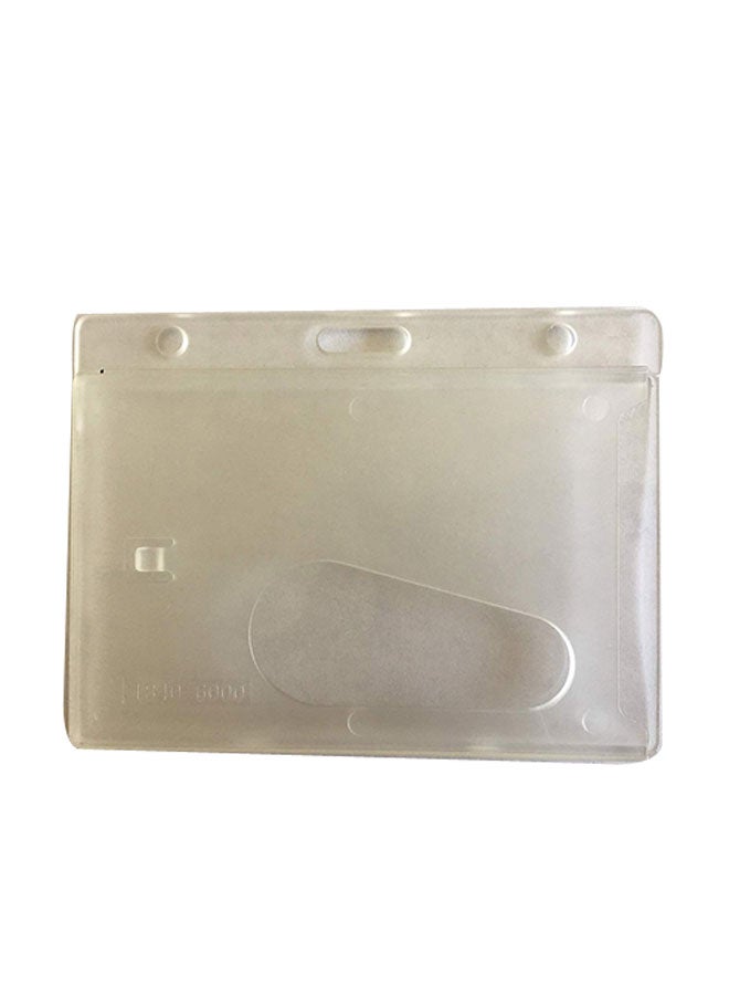 TradeExpress Horizontal Rigid Badge Holder Clear - Image 1