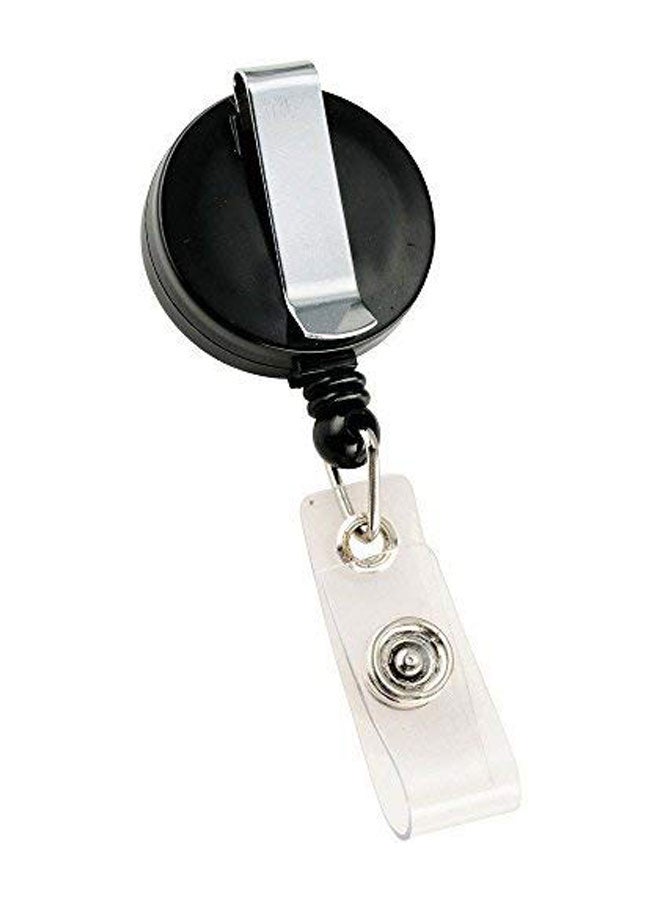 Running With Scissors Medicine For Life Resin Badge Reel Holder Black - Image 2