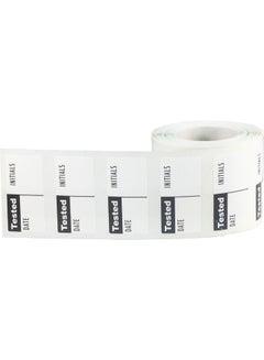 InStockLabels.com 500-Piece Tester Adhesive Sticker White/Black  - Image 2