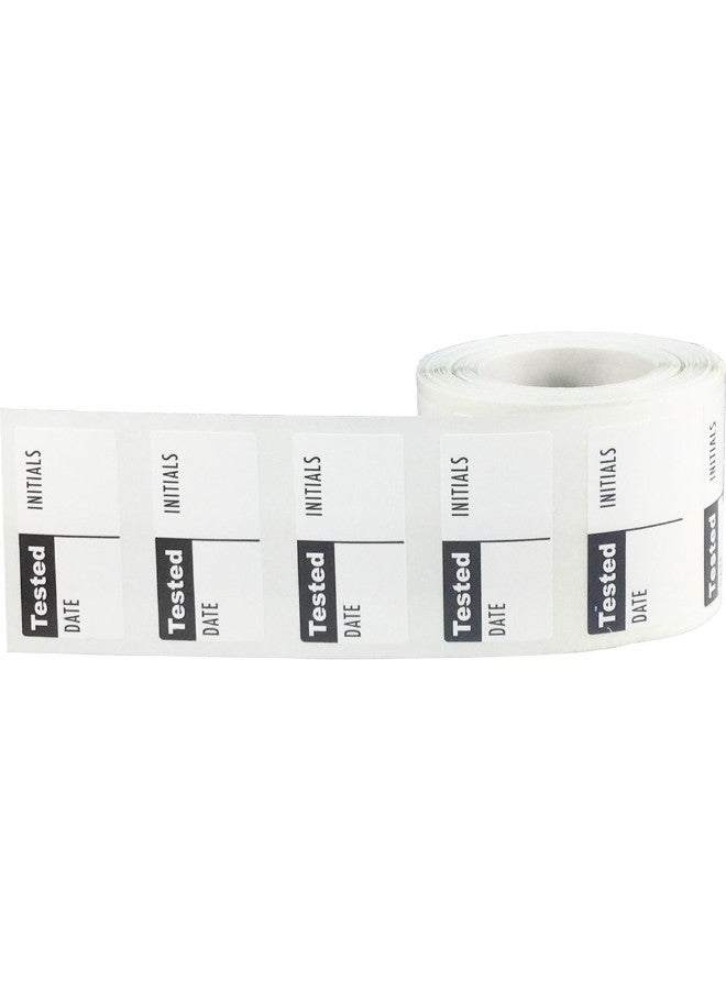 إن ستوك ليبلز.كوم مجموعة بطاقات لاصقة لاستخدامها عند الاختبار مكونة من 500 قطعة أبيض/أسود - Image 2