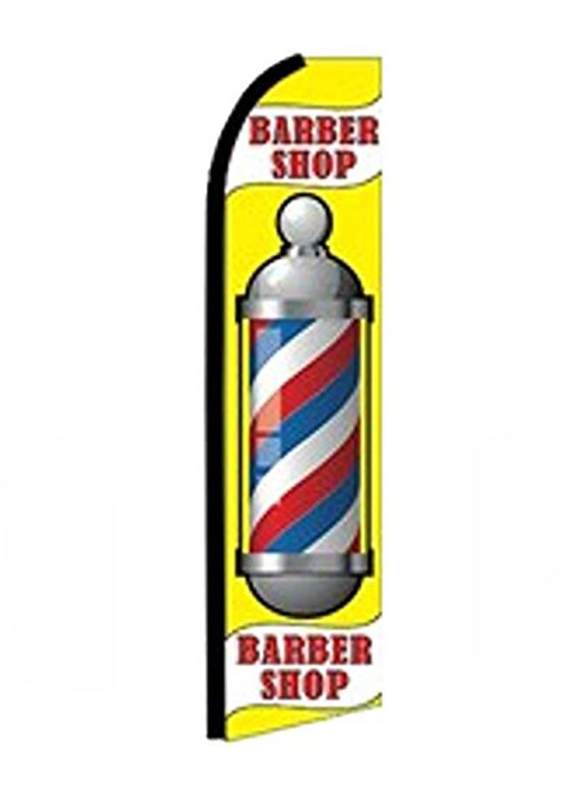 Barber Shop King Swooper Flag Multicolour