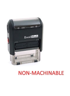 ExcelMark Self Inking Rubber Stamp Black  - Image 1