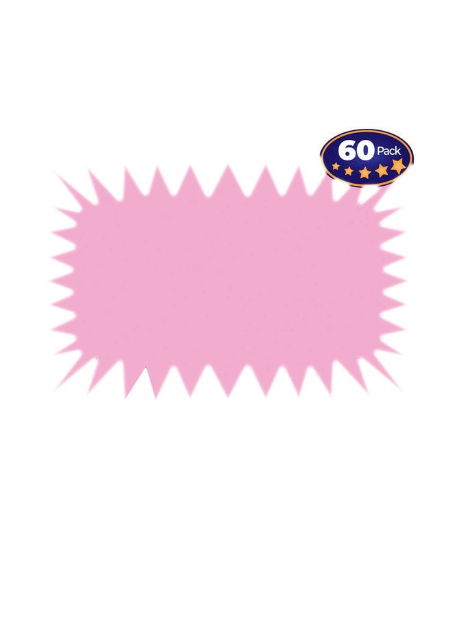 Ifusion 60-Piece Sign Pack With Bright Display Tag Pink  - Image 1