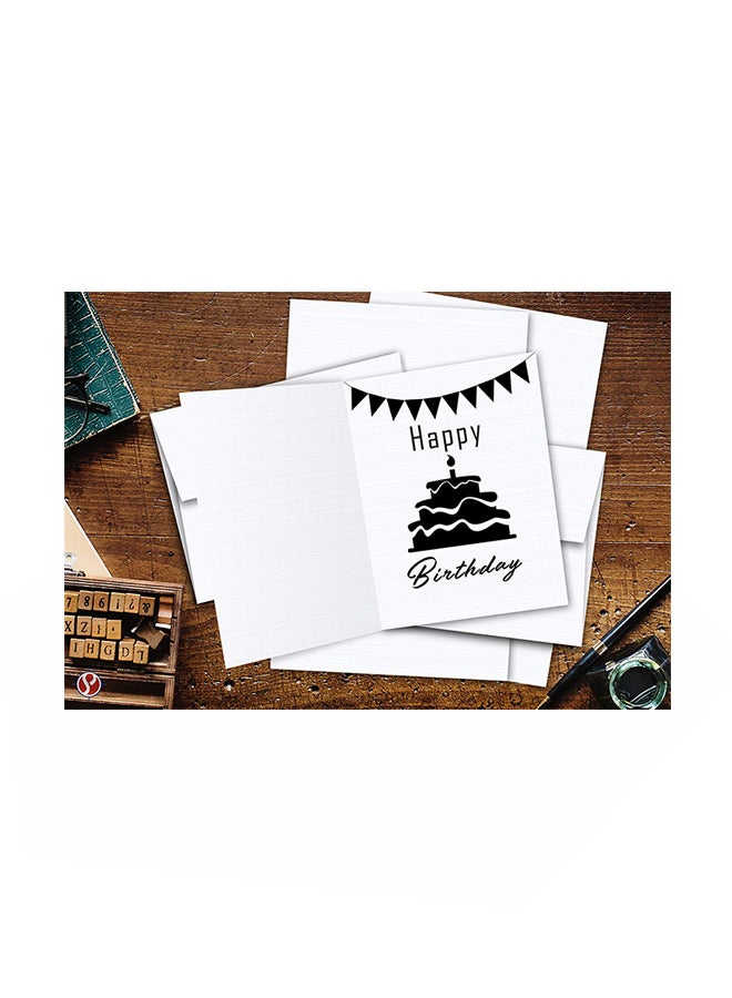S Superfine Printing 25-Piece Blank Linen Notecard With Envelope - Image 2