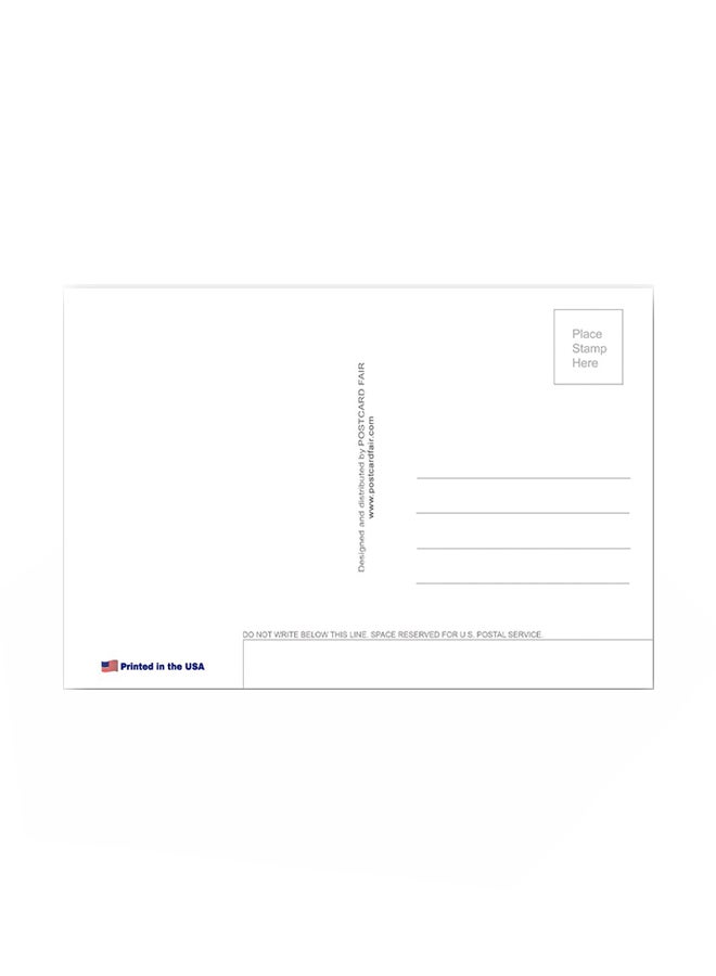 Postcard Fair Set Of 20 Massachusetts Map Postcard - Image 2