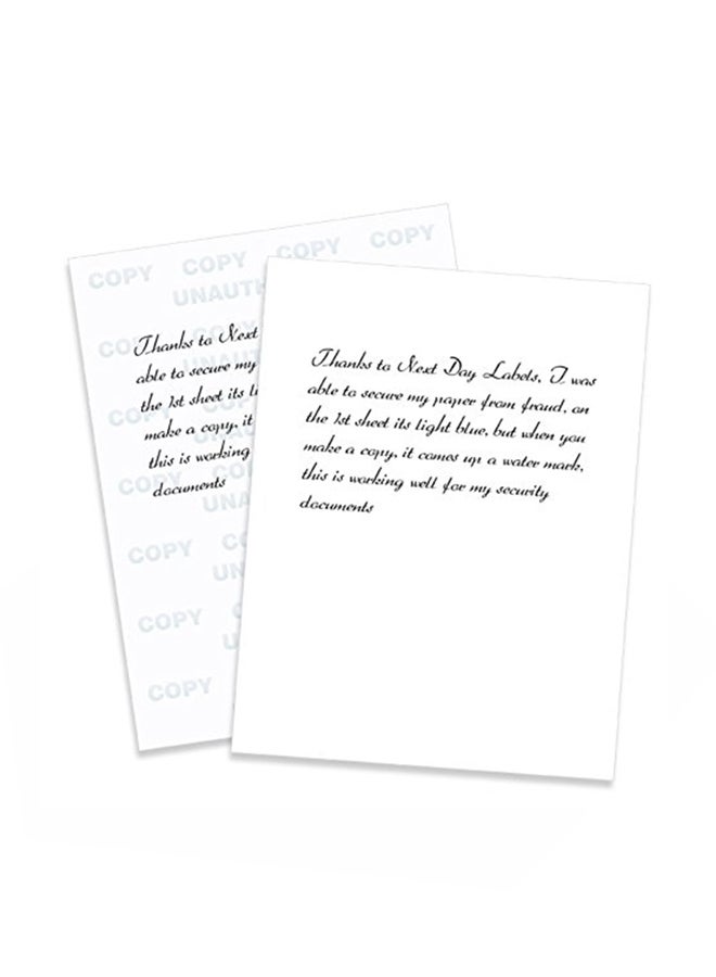 Next Day Labels 100-Piece Tamper Resistant Security Paper - Image 2