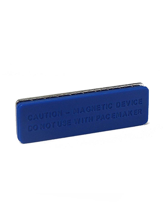 Applied Magnets Set Of 4 Badge Magnetic Holders With Neodymium Magnets Blue - Image 2