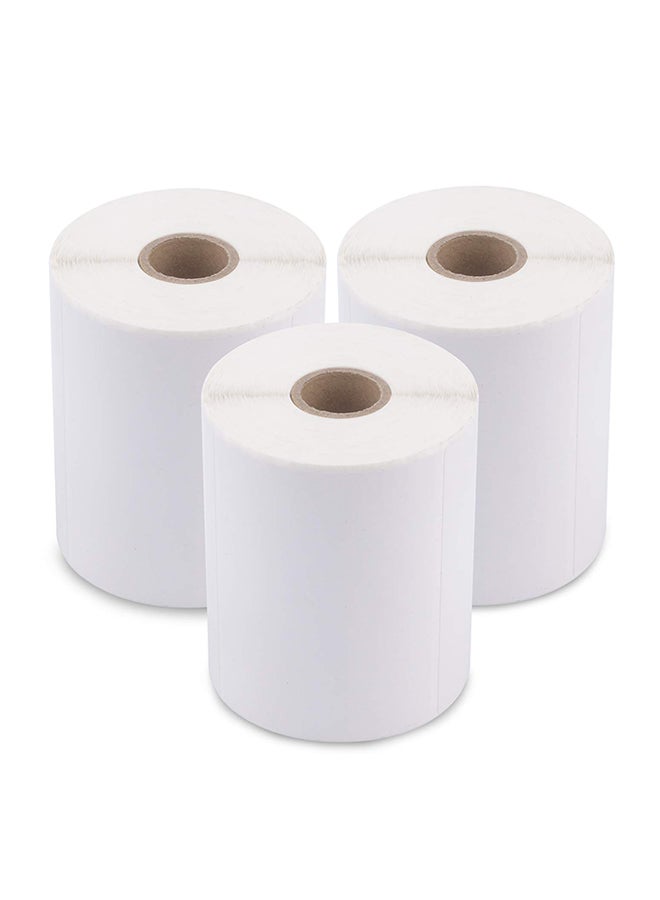 إنكو برودكتس ملصق باركود FBA للعنوان والبريد والشحن من 3 قطع أبيض - Image 1