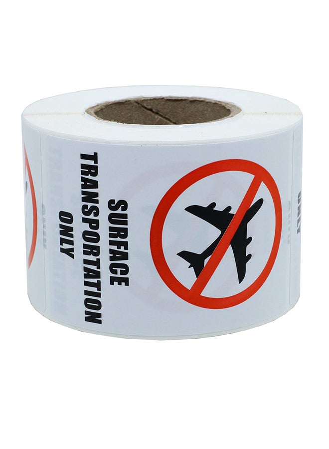 Hybsk 300-Piece Transportation Warning Labels Sticker Multicolour - Image 1